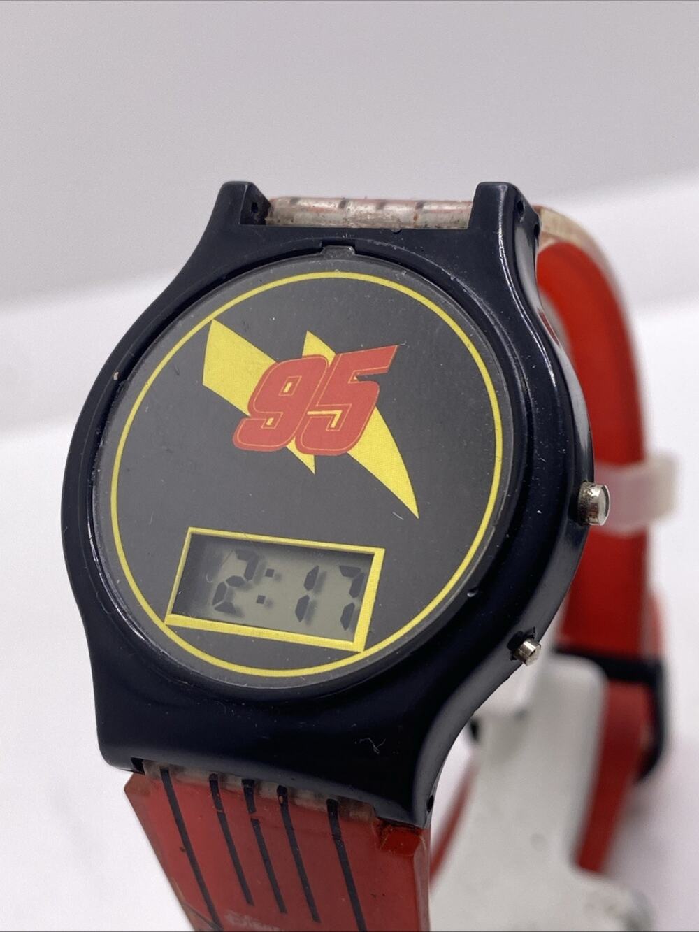 Vintage Disney Pixar Cars Watch Works New Battery